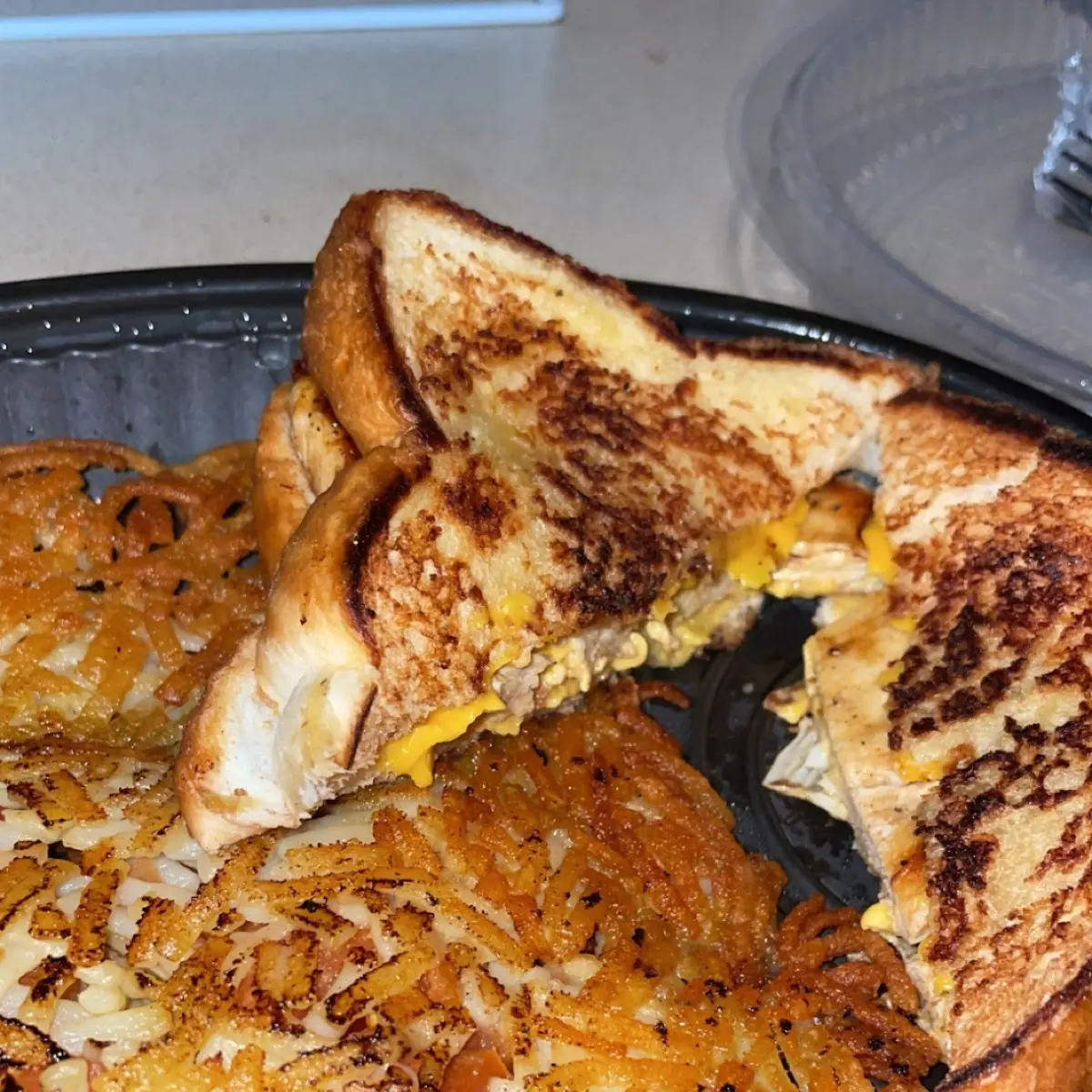 Chicken Patty Melt