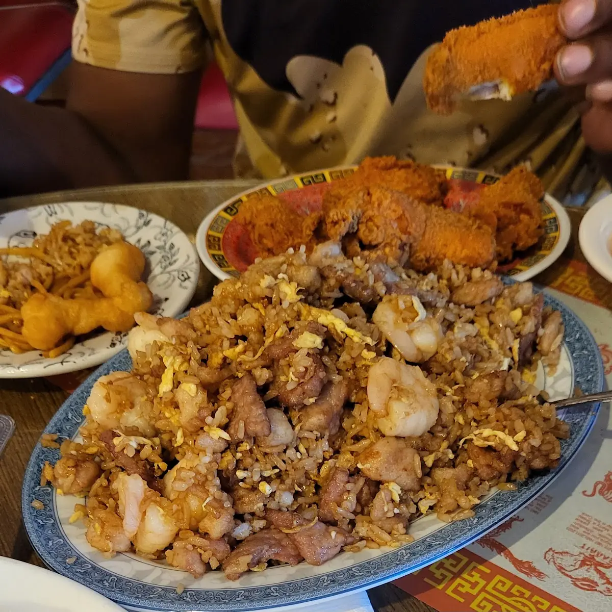 Steak and Shrimp with Fried Rice
