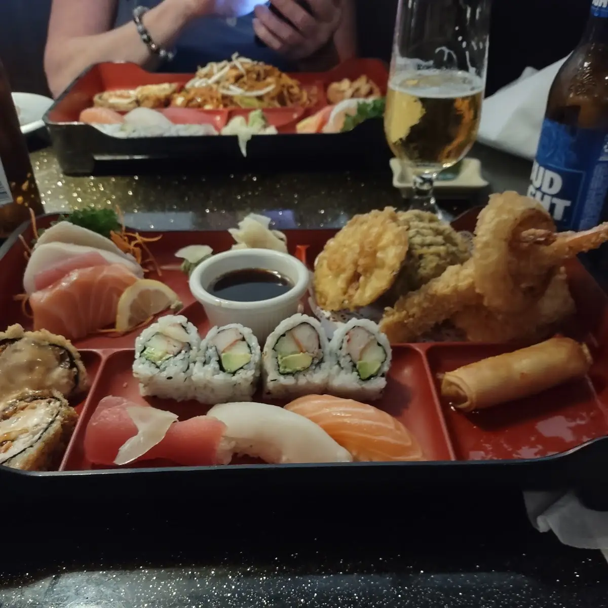 Bento Box with the Volcano Roll