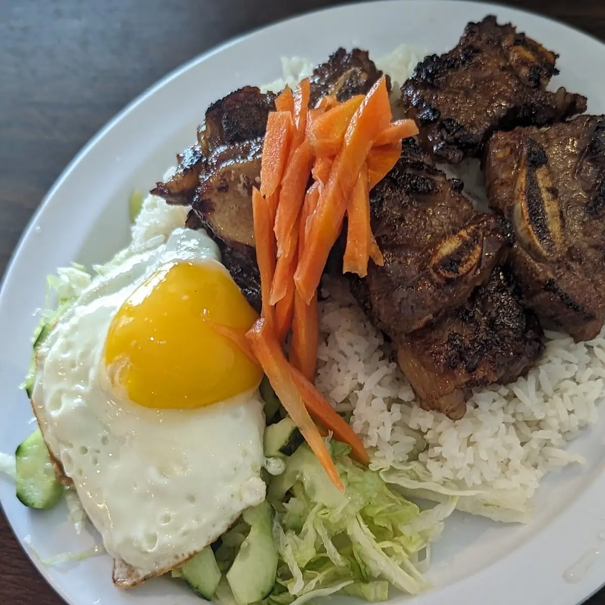 Pork Chop with Fried Egg