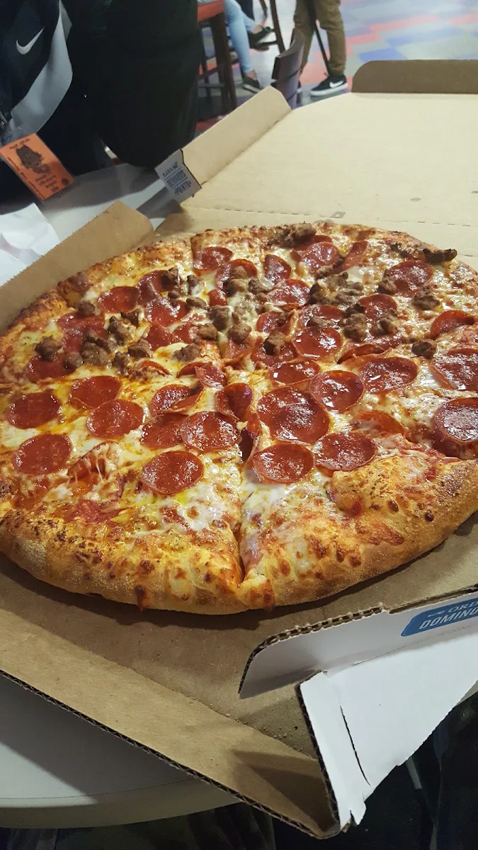 Pepperoni and Sausage Pizza