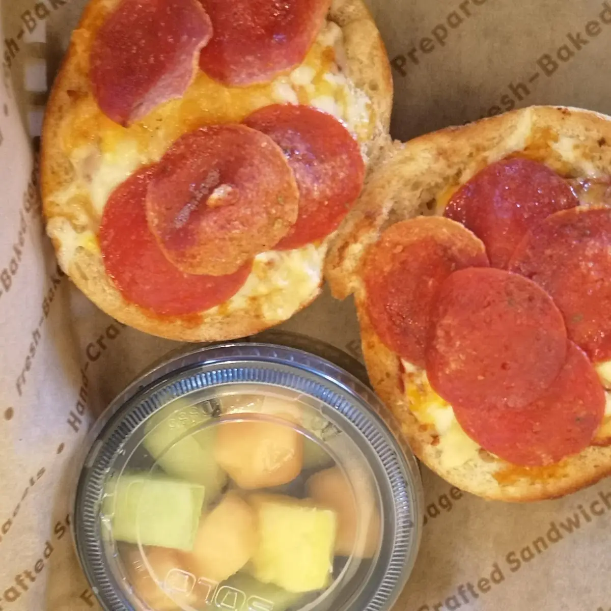 Pepperoni Pizza Bagel
