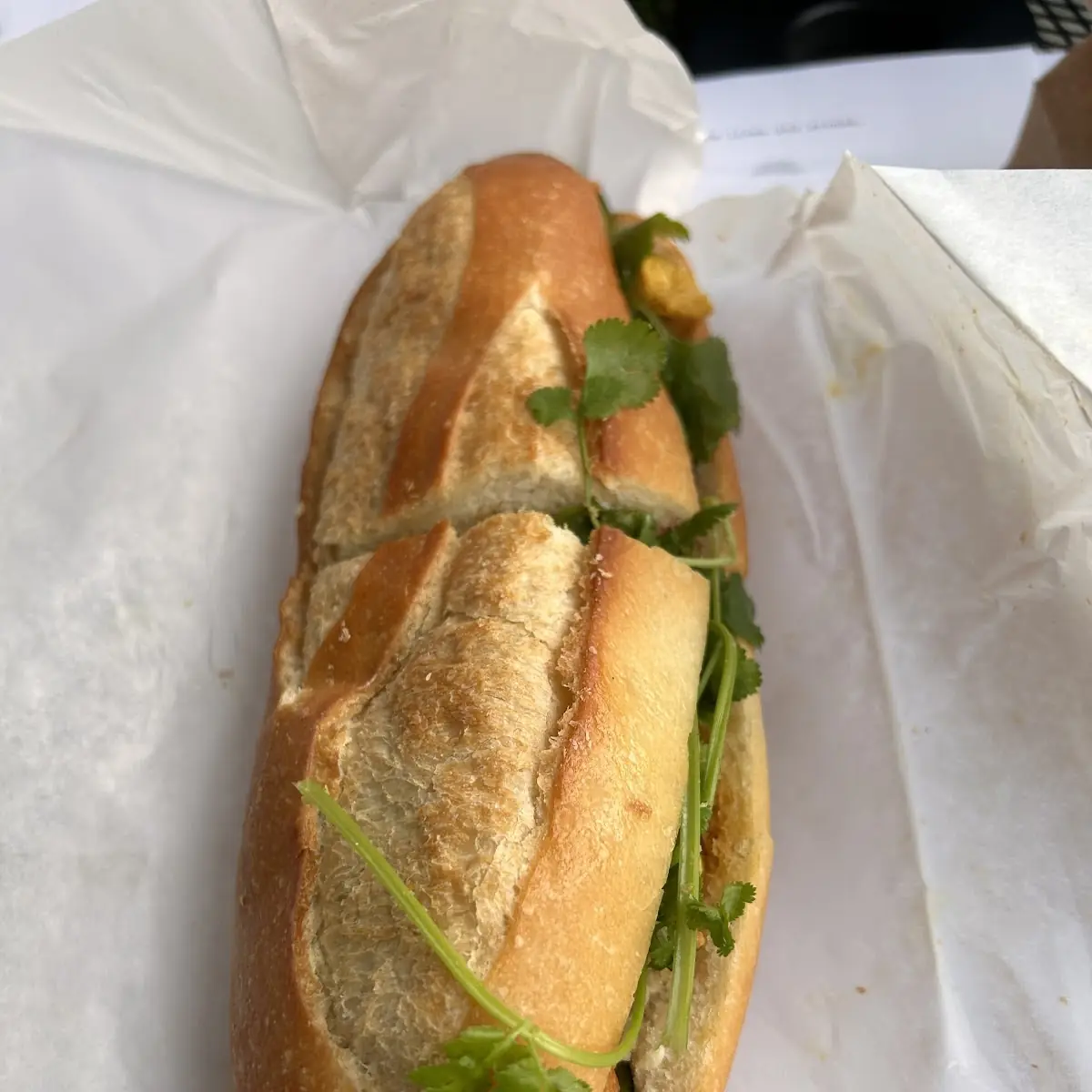 Tofu Banh MI with Extra Chicken