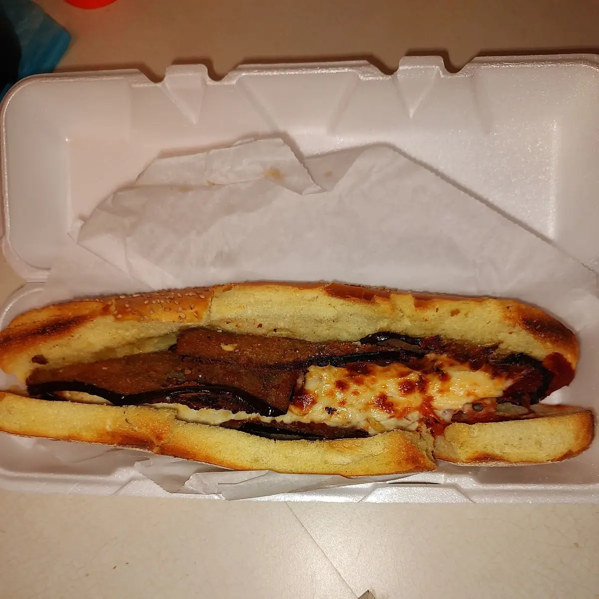 Eggplant Parmigiana Hero