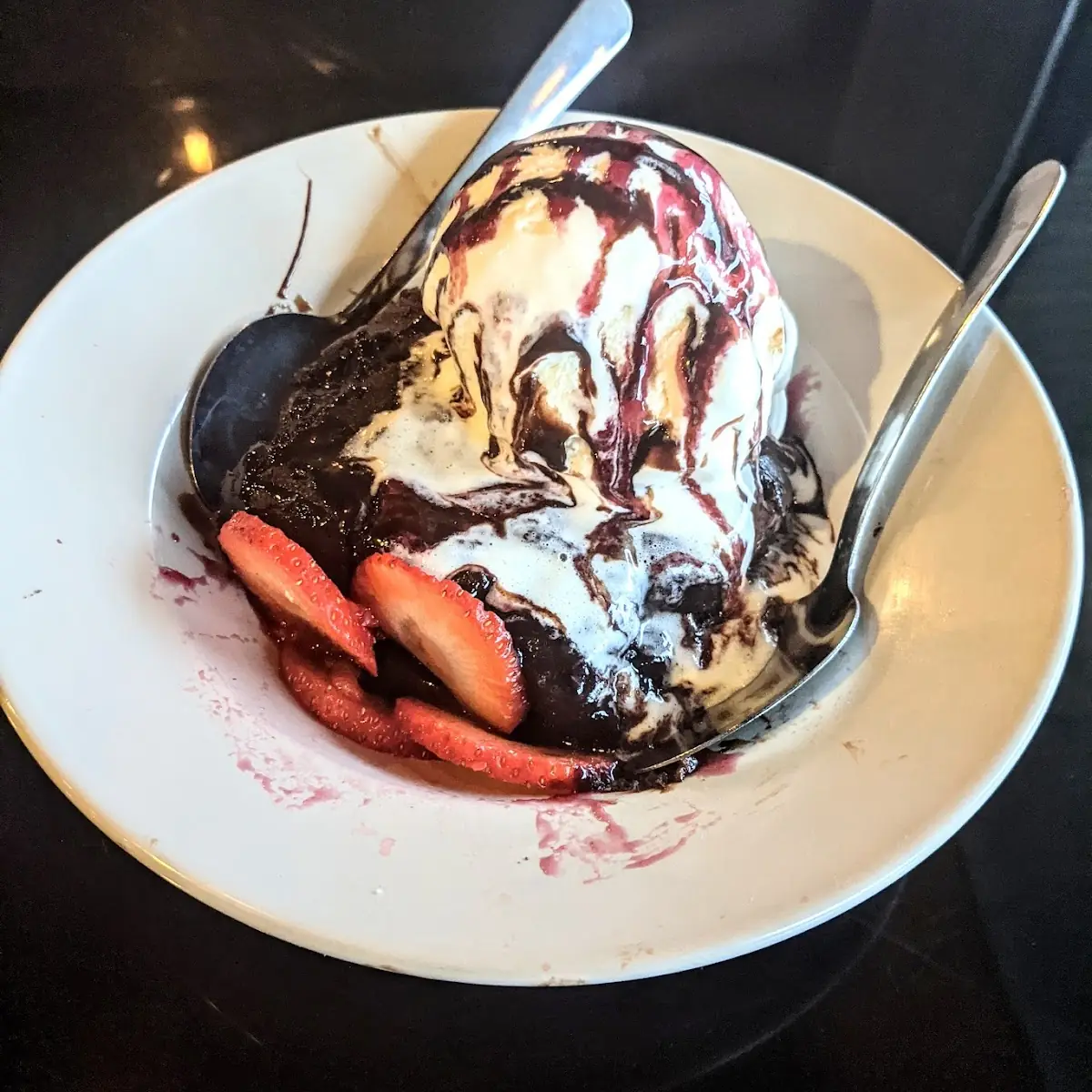 Volcano Lava Sundae