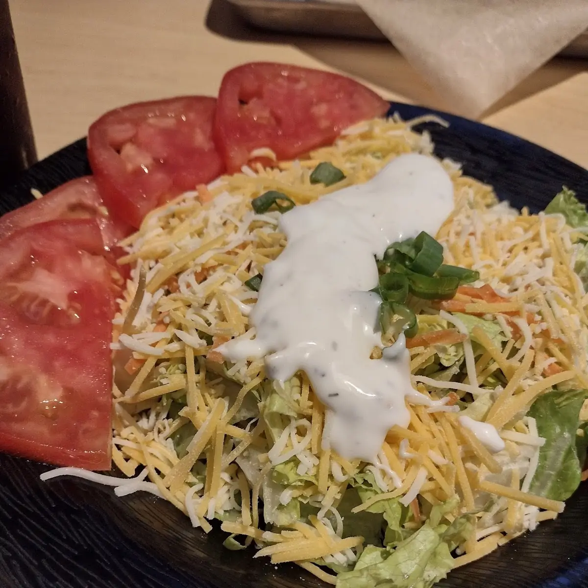 Side Salad with Ranch Dressing