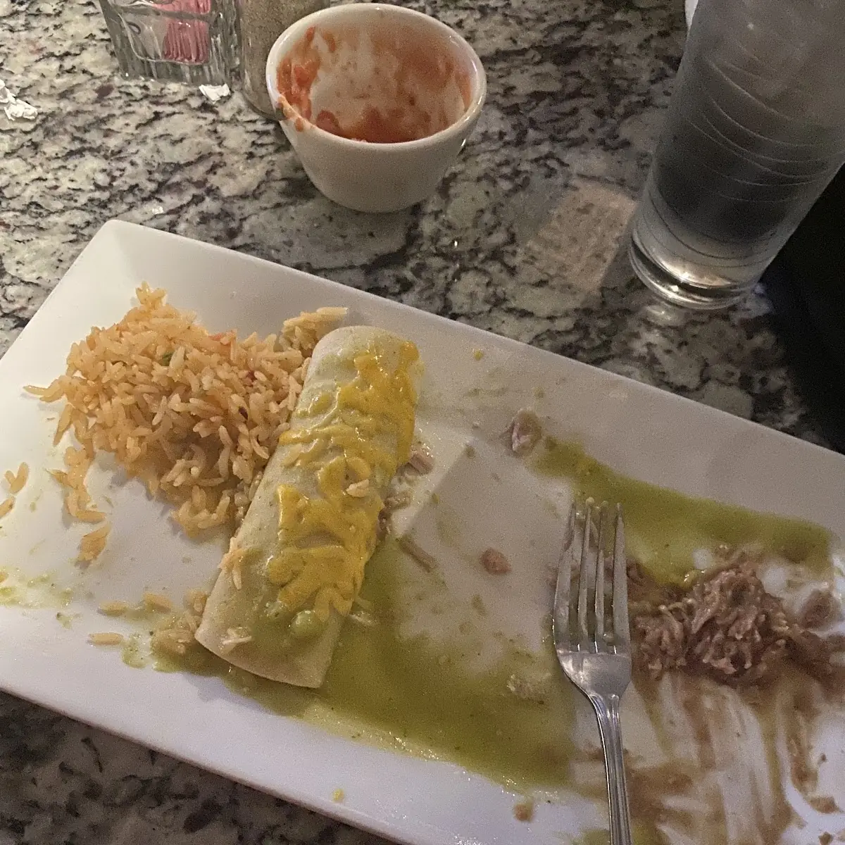 Chicken Enchiladas with Verde Sauce