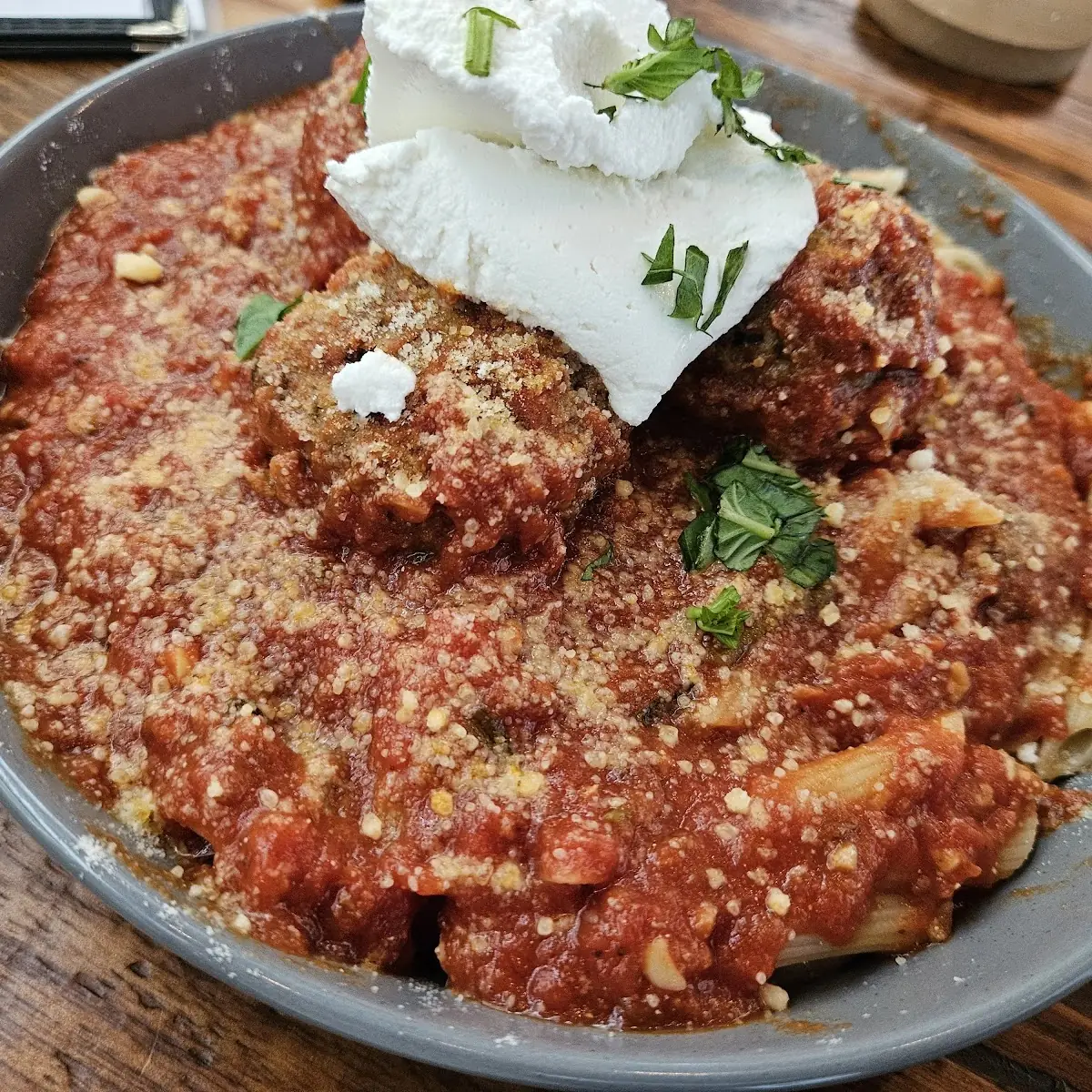 Meatballs with Penne Pasta