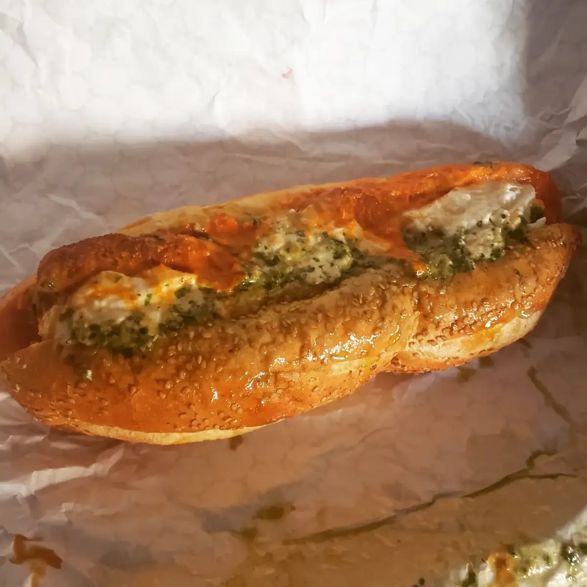 OMG Chicken Parm Sandwich