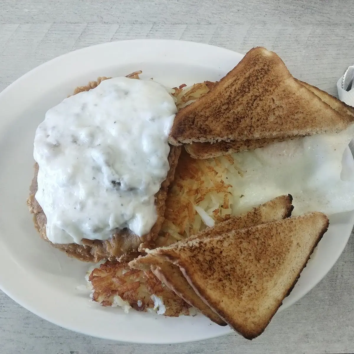 Chicken Fried Steak Breakfast