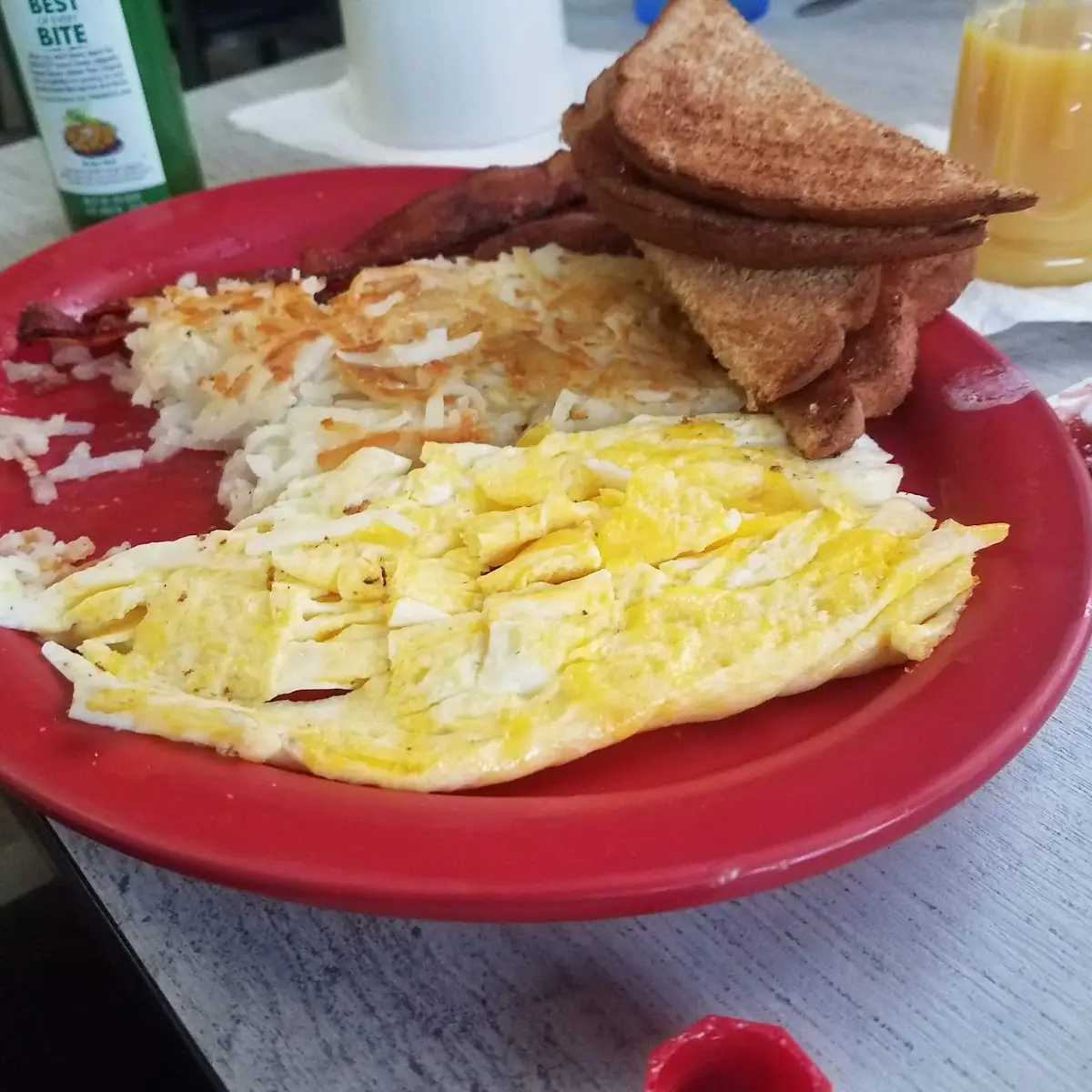 Scrambled Eggs and Bacon