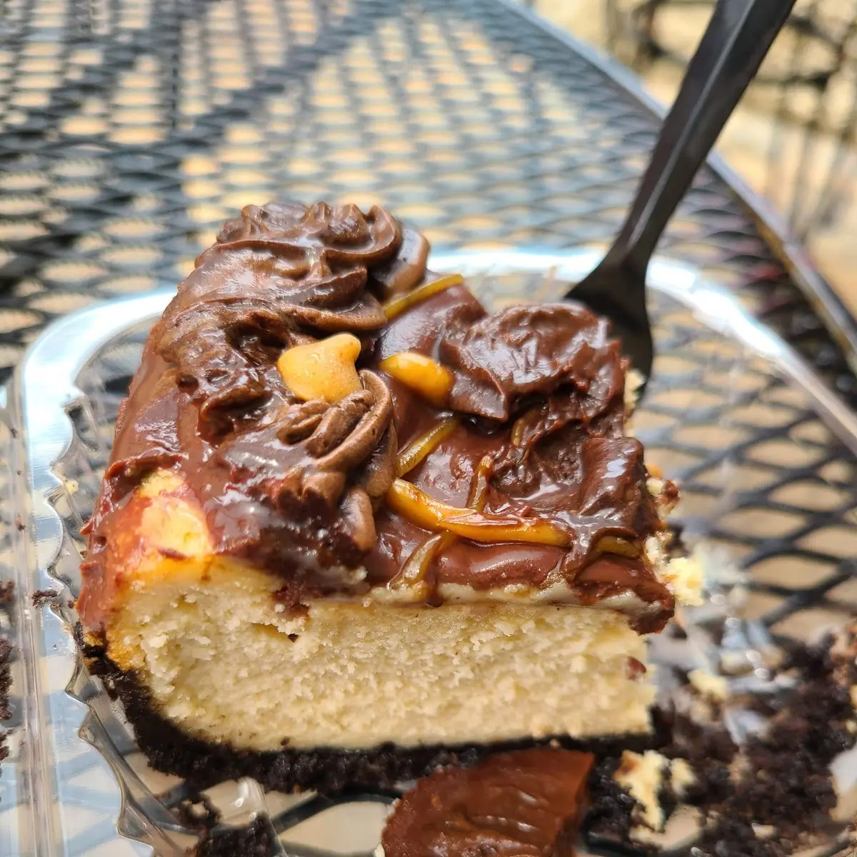 Chocolate Caramel Peanut Butter Stack