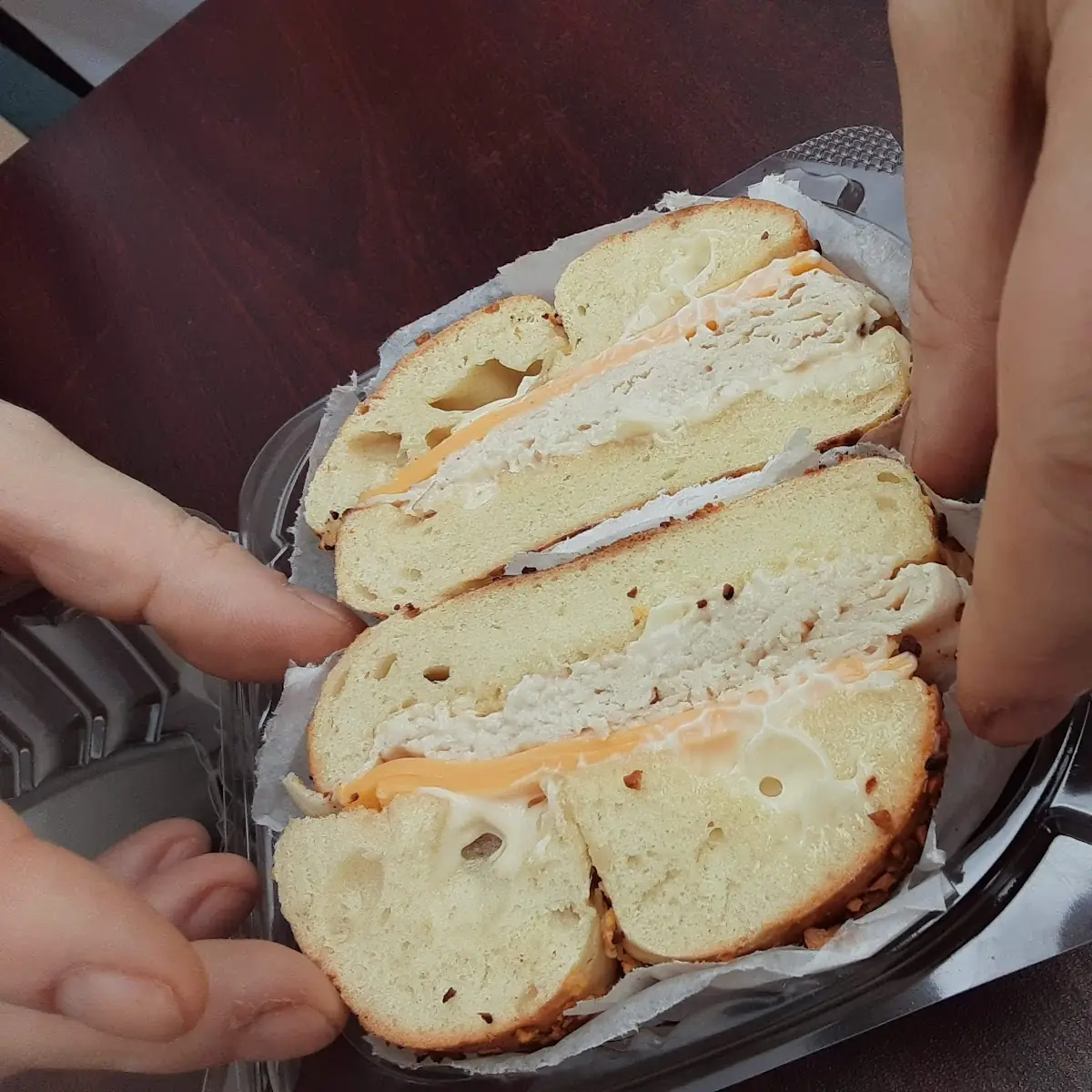 Turkey and Cheese Bagel