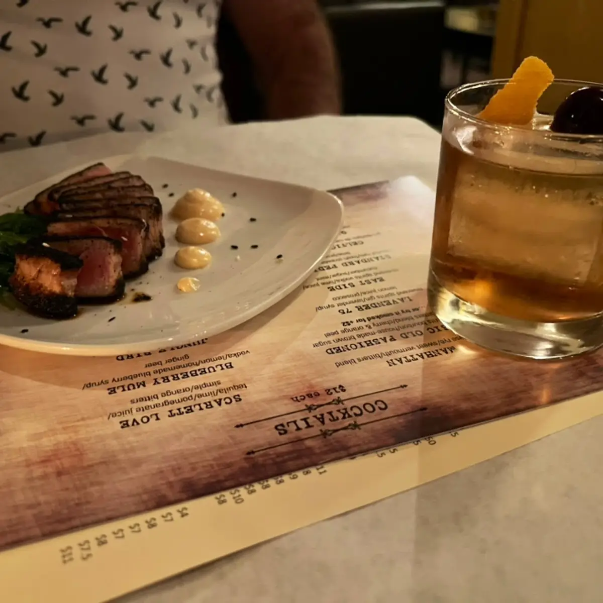 Seared Tuna Cu