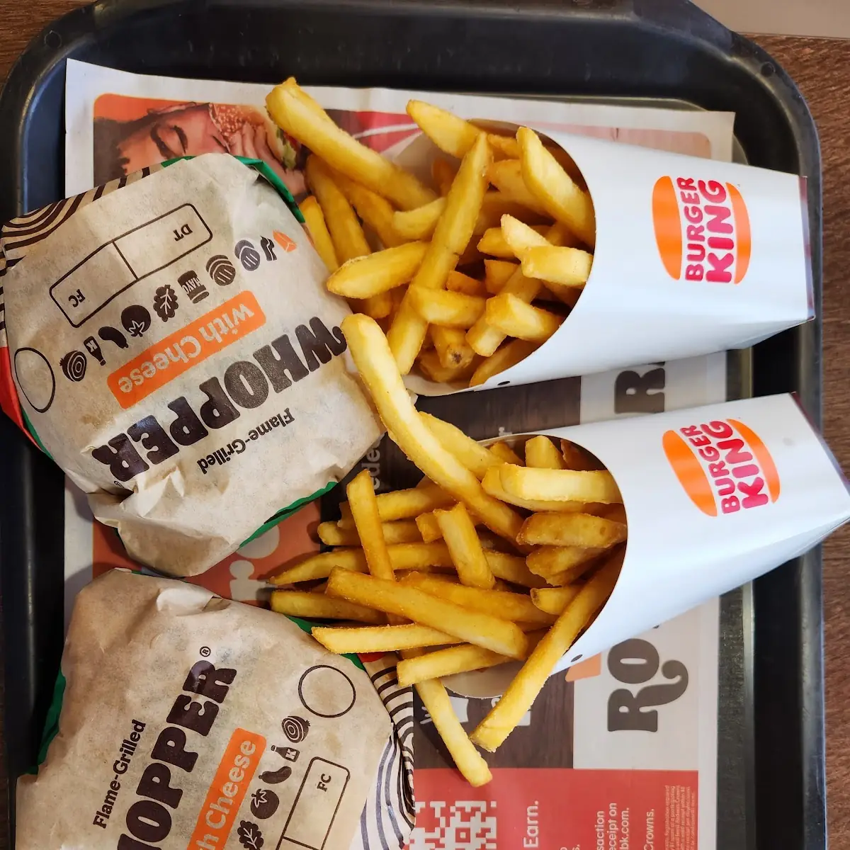 Whoppers with Cheese & Fries