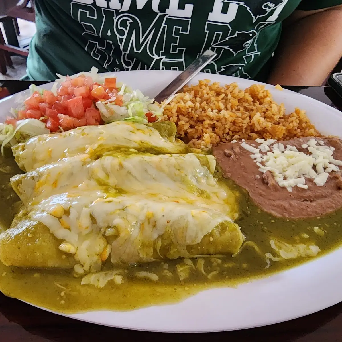 Enchiladas Verdes