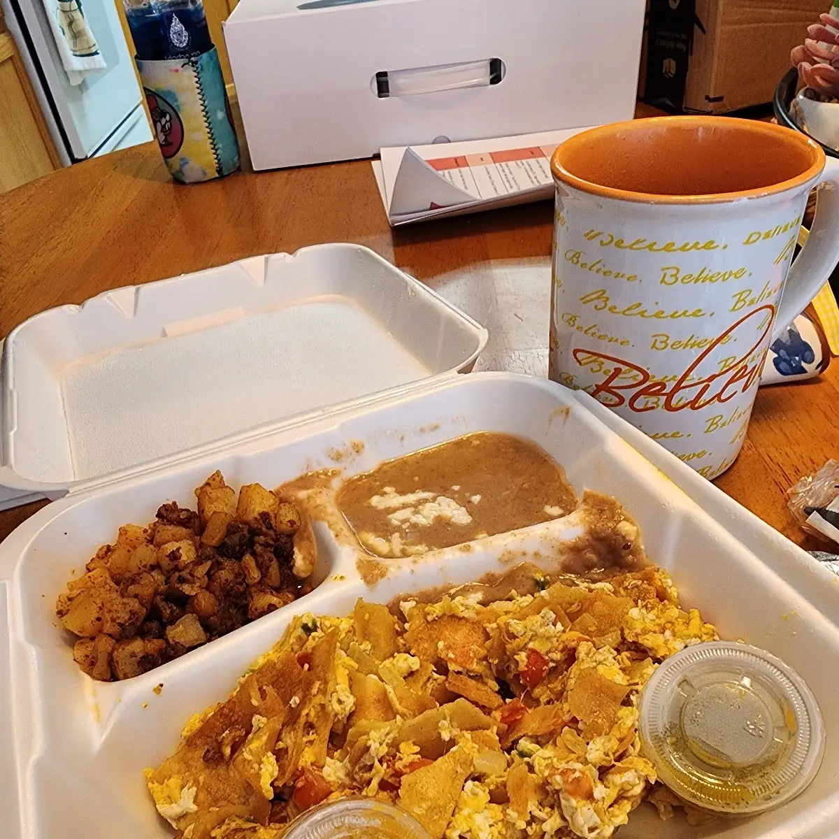 Migas a La Mexicana Plate