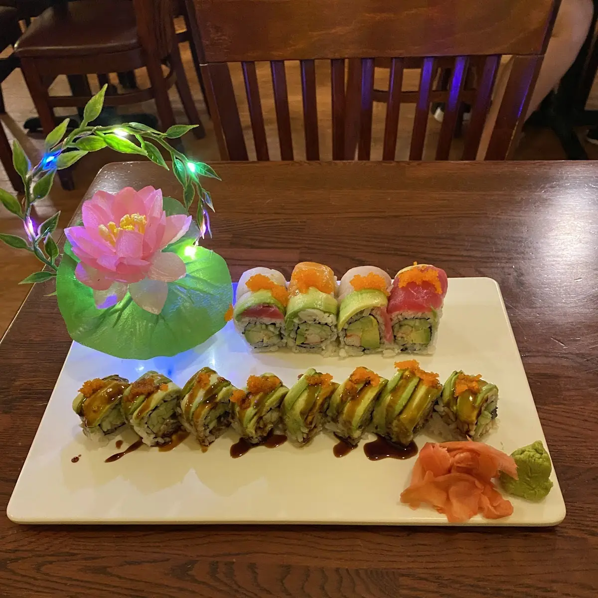 Rainbow Roll Dragon Roll