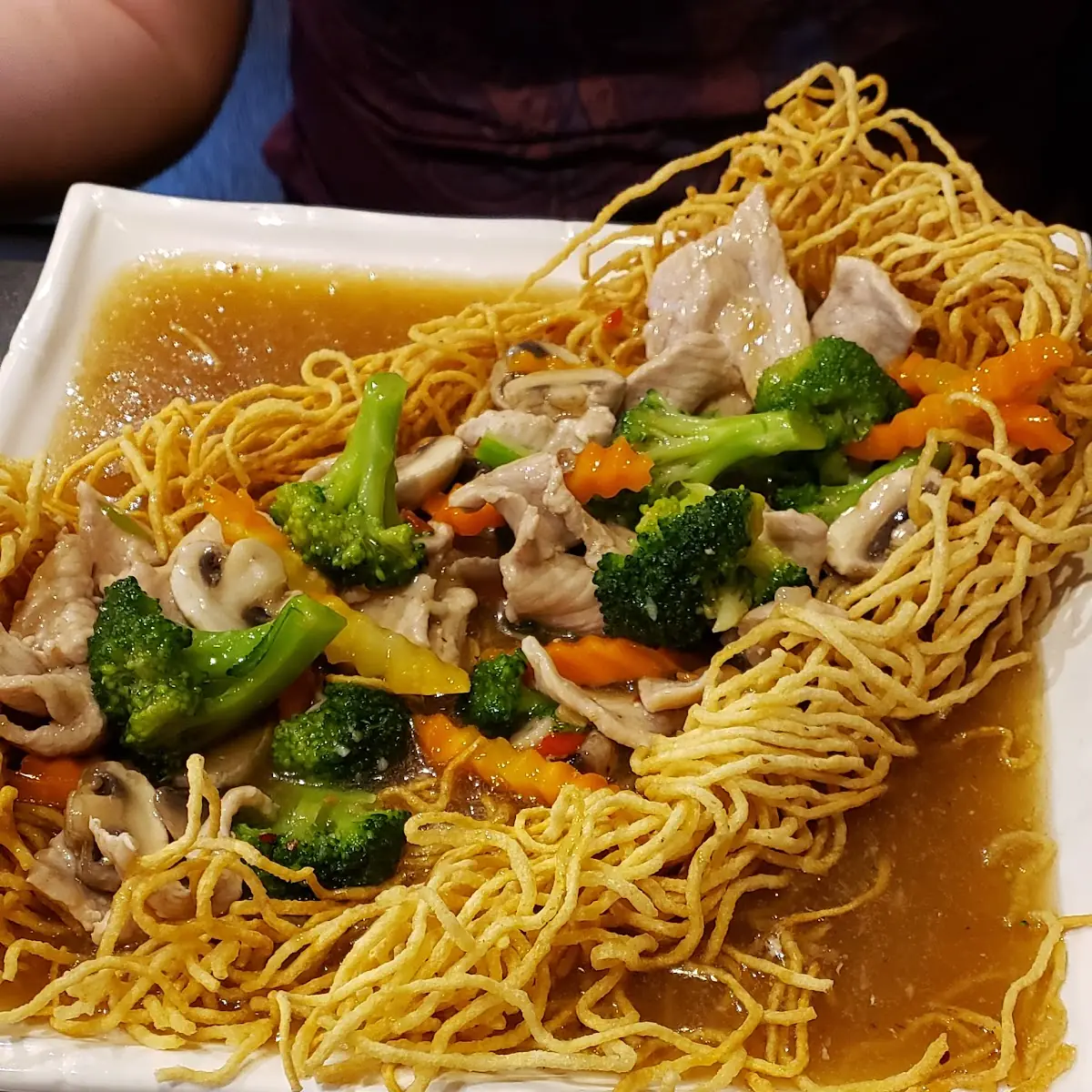 Crispy Egg Noodles Rad Nah Mee-Krob