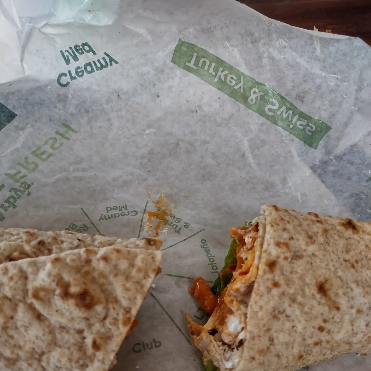 Classic Chicken Club Wrap