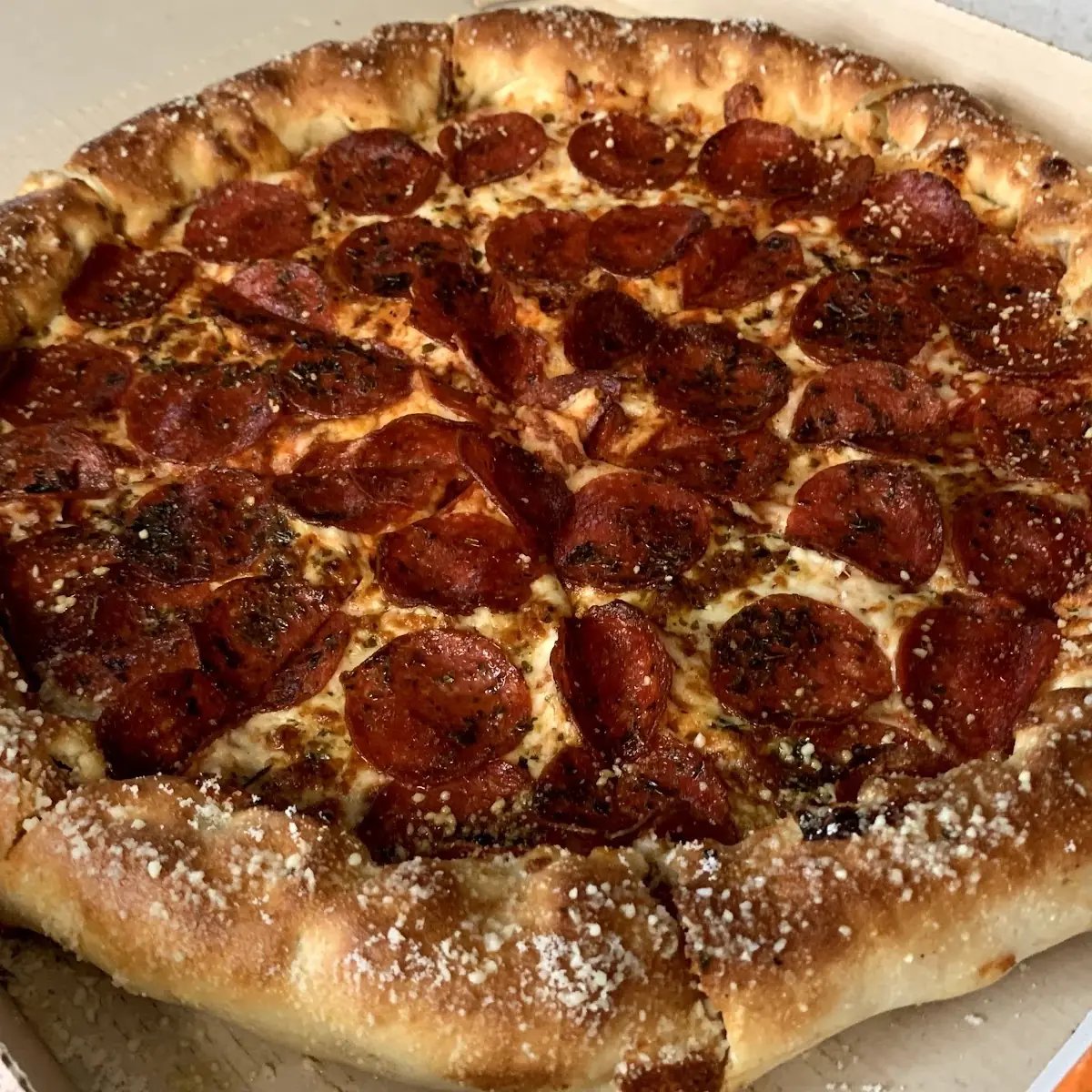 Pepperoni Stuffed Crust Pepperoni Pizza