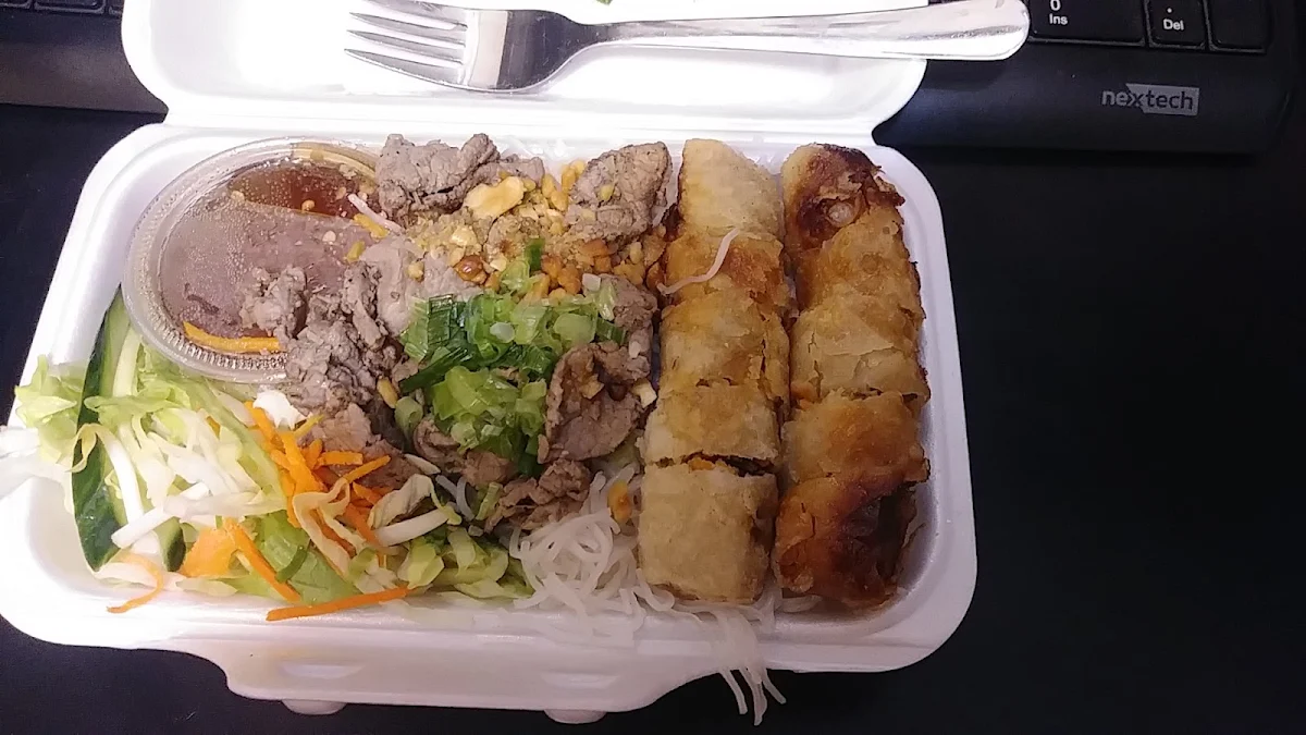 Spring Roll on Vermicelli
