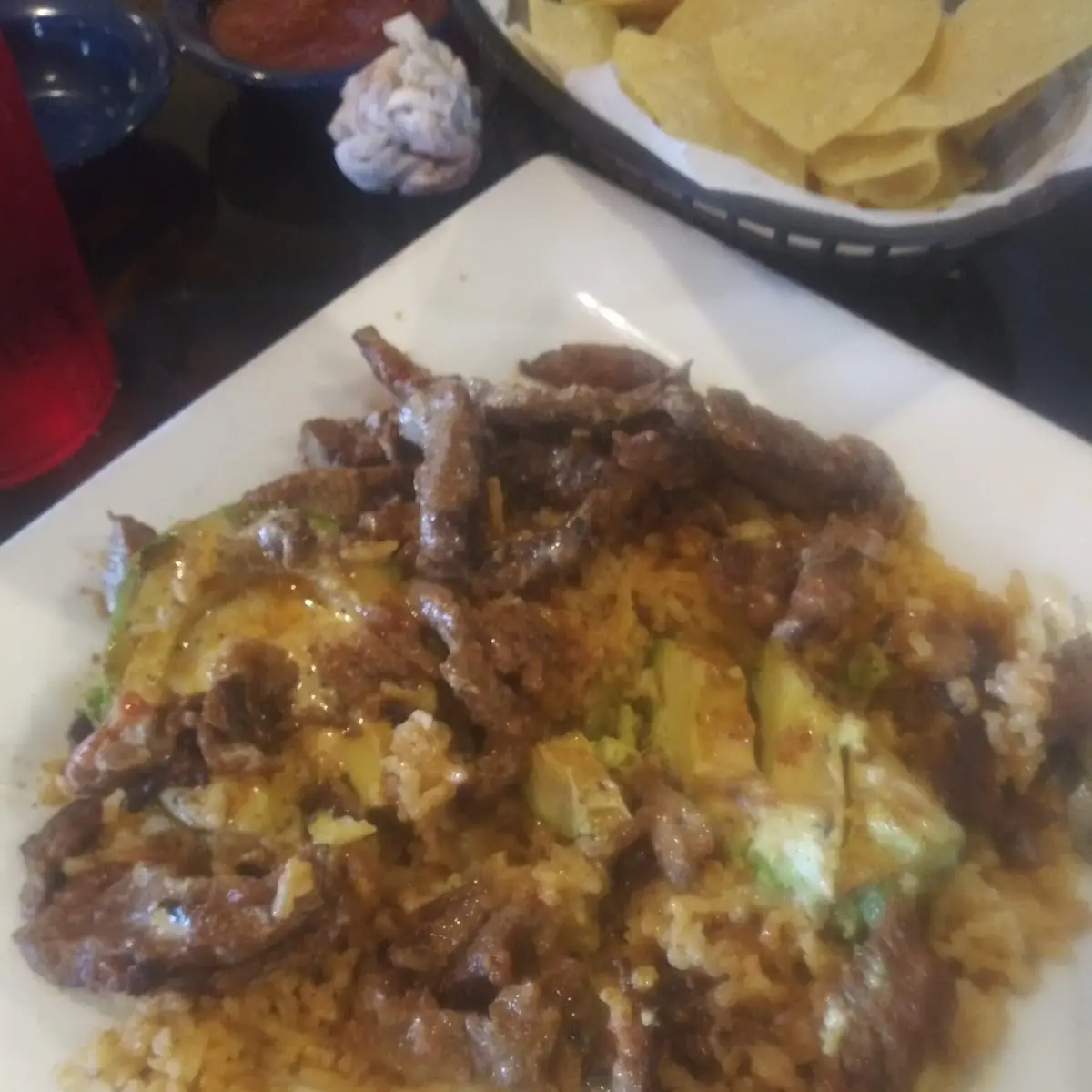Stuffed Avocado with Steak Fajitas