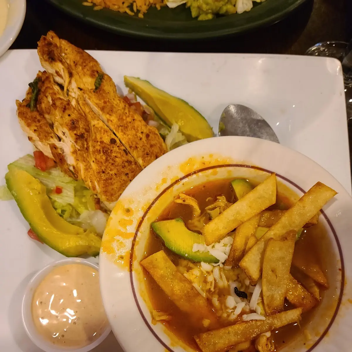 Tortilla Soup & Chicken Salad
