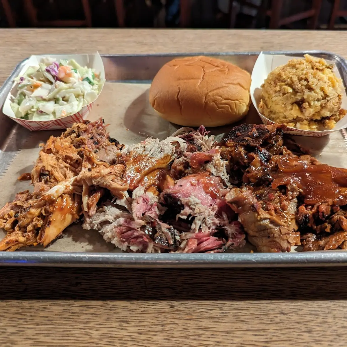 One Pound Pulled Chicken One Pound Beef Brisket