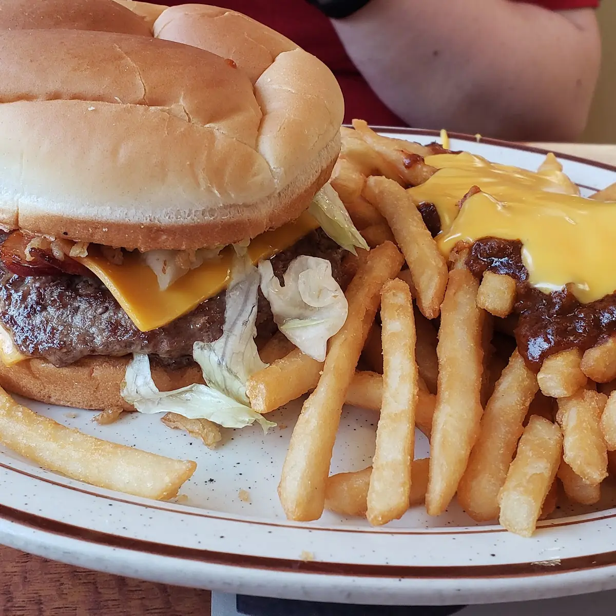 BBQ Bacon Burger Double Cheeseburger