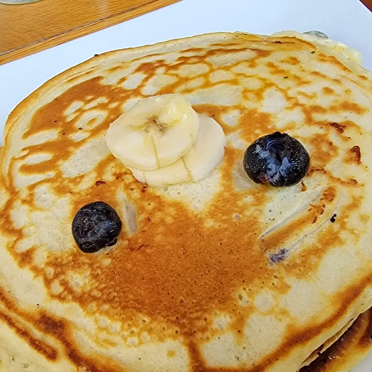 Blueberry-Banana Pancakes