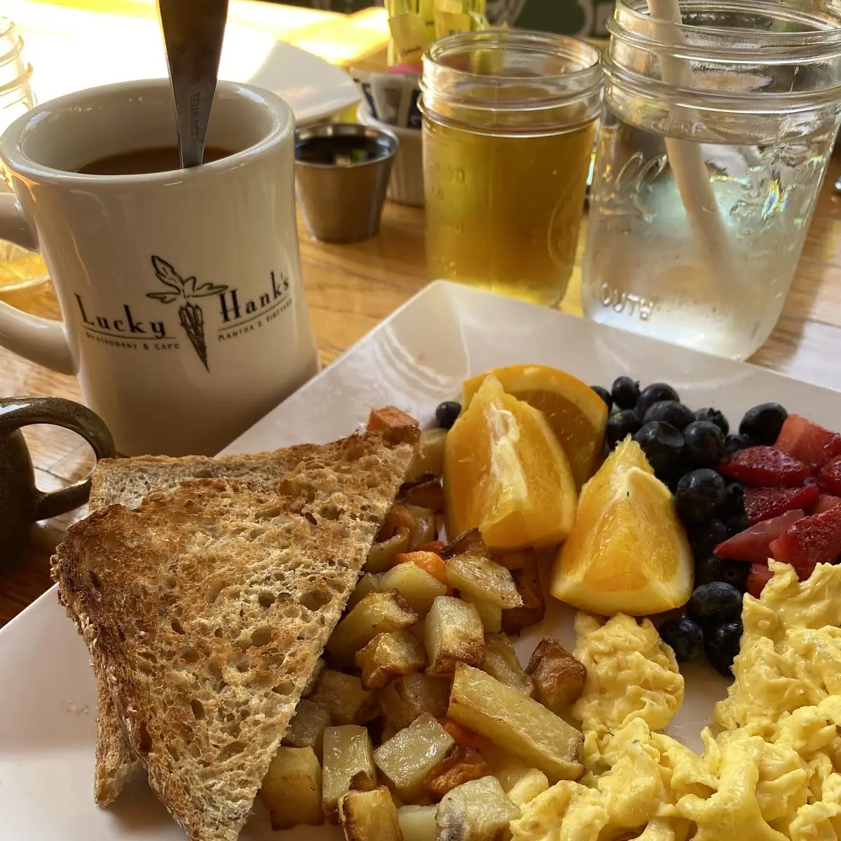 Scrambled Eggs with Home Fries