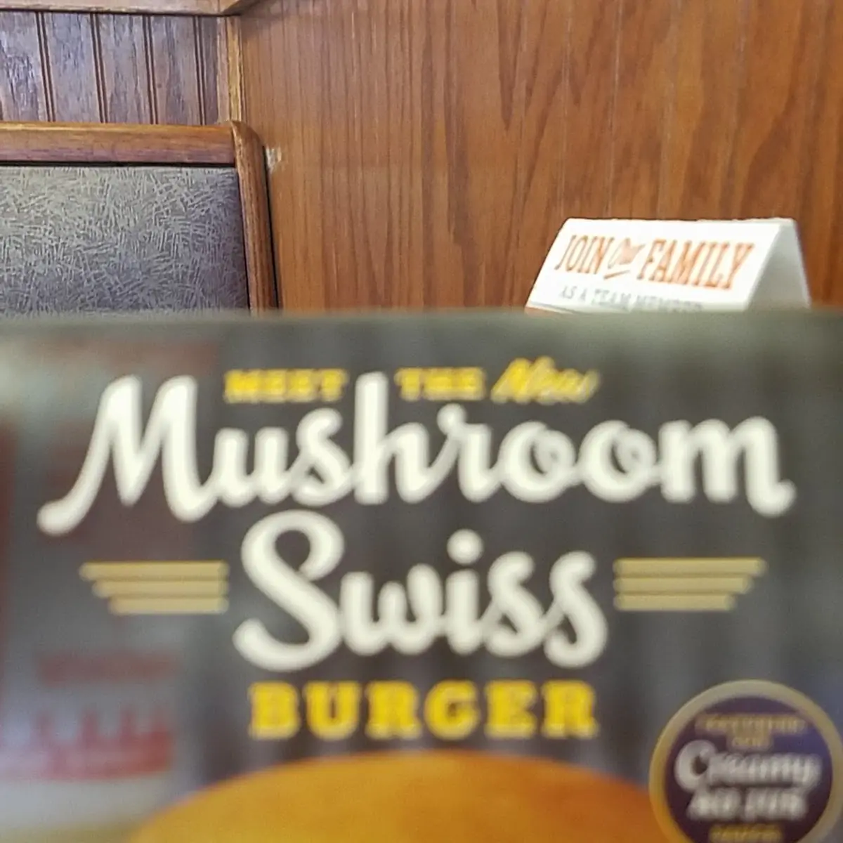 Mushroom Swiss Burger