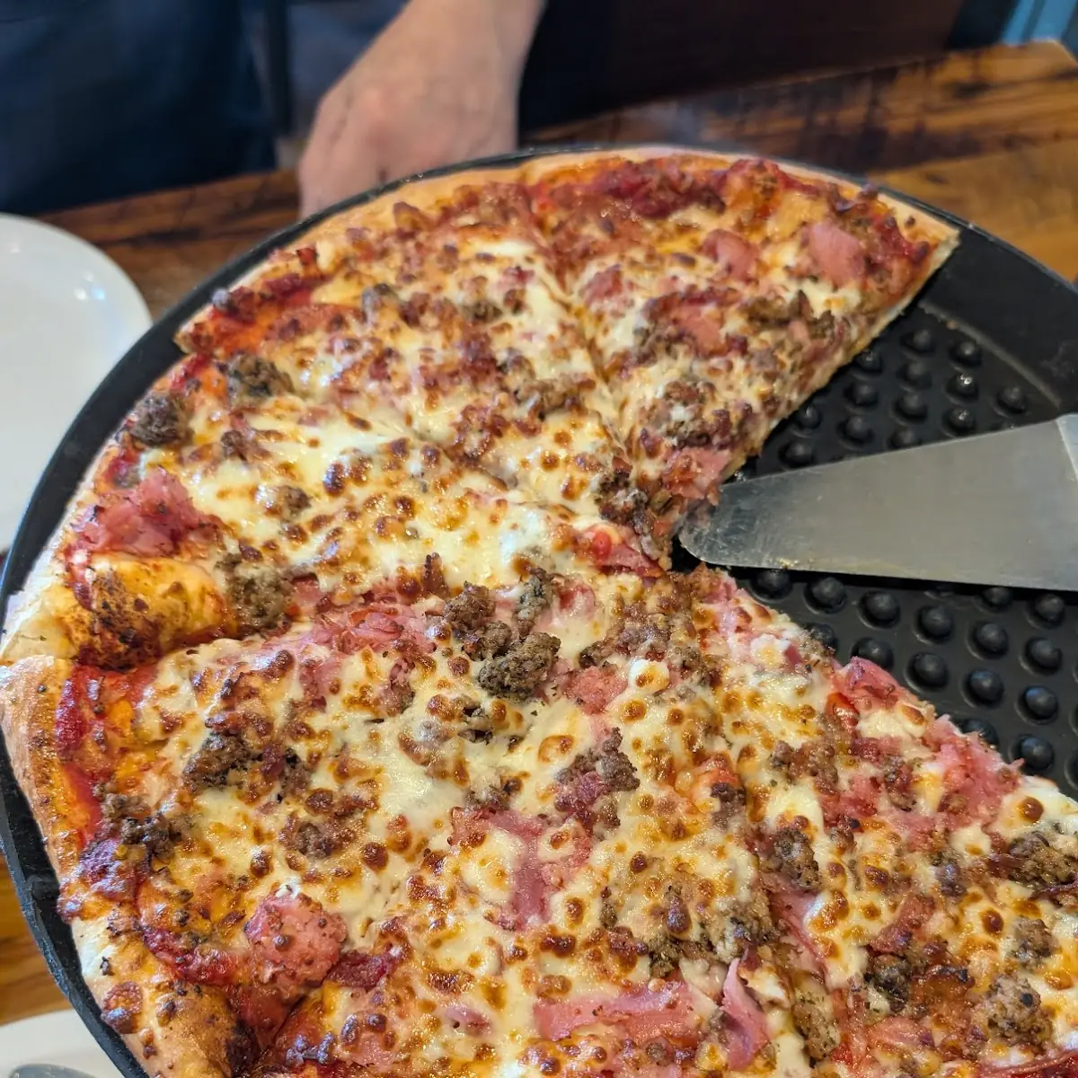 Meat Lovers Pizza with Onion