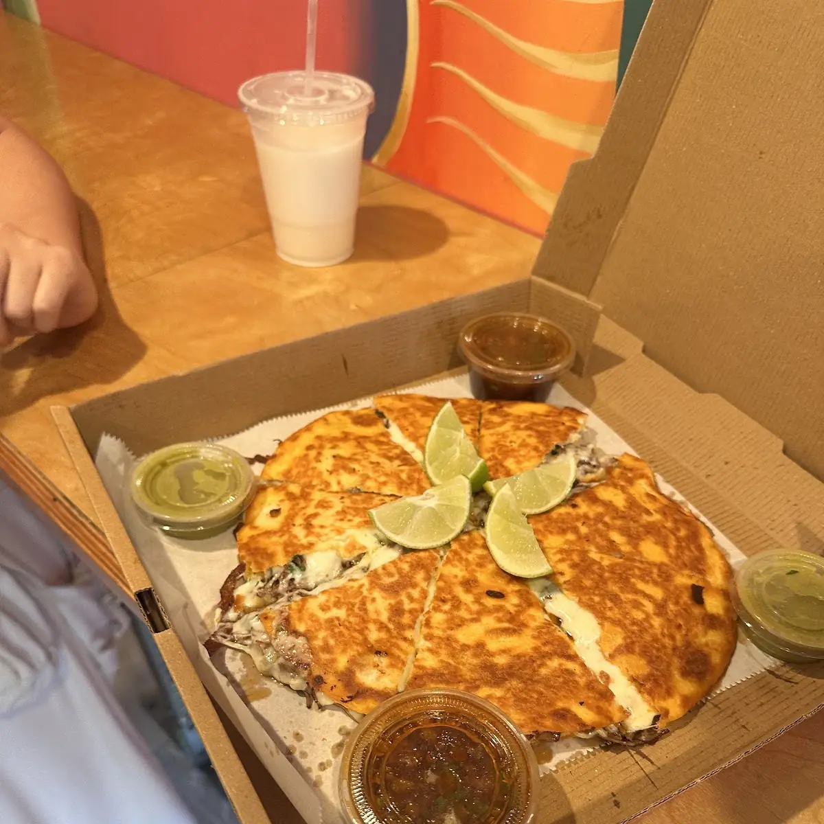 Birria Quesadilla Chips & Salsa