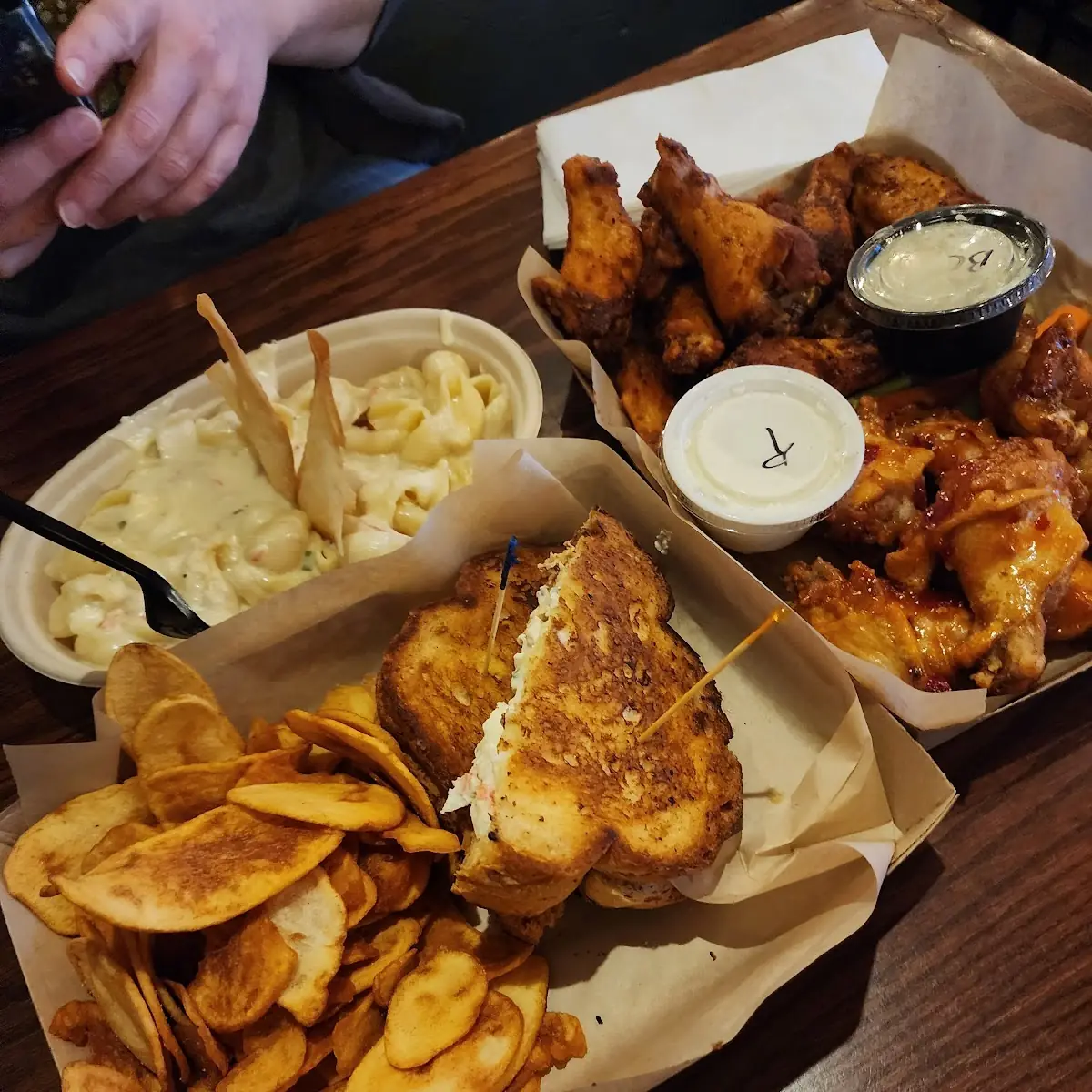 Crab Rangoon Grilled Cheese Sandwich