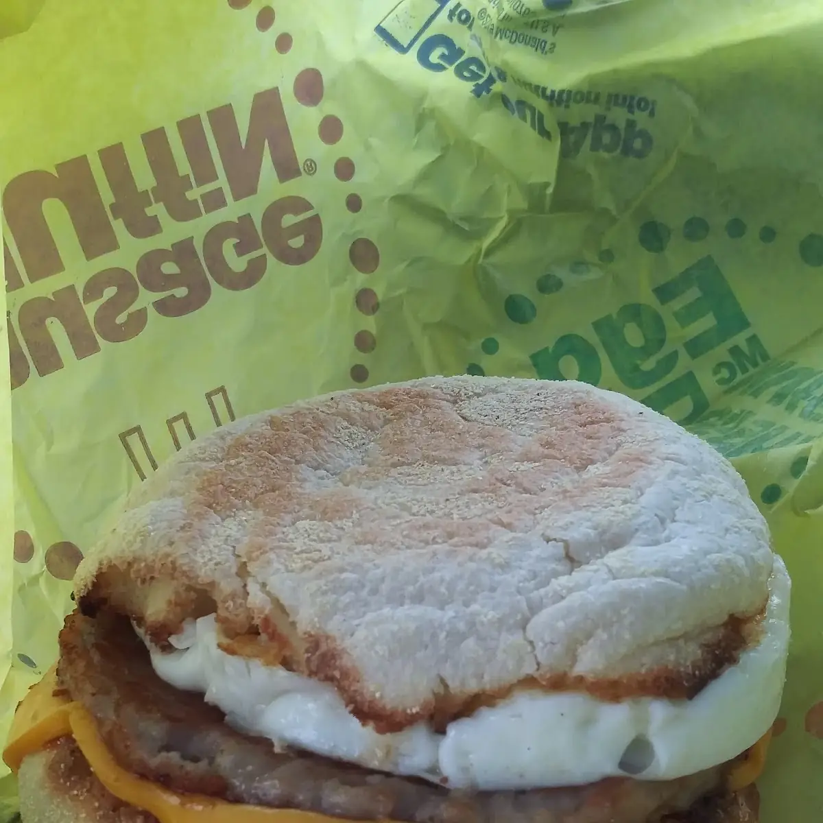 Sausage Egg and Cheese Mcgriddles Meal
