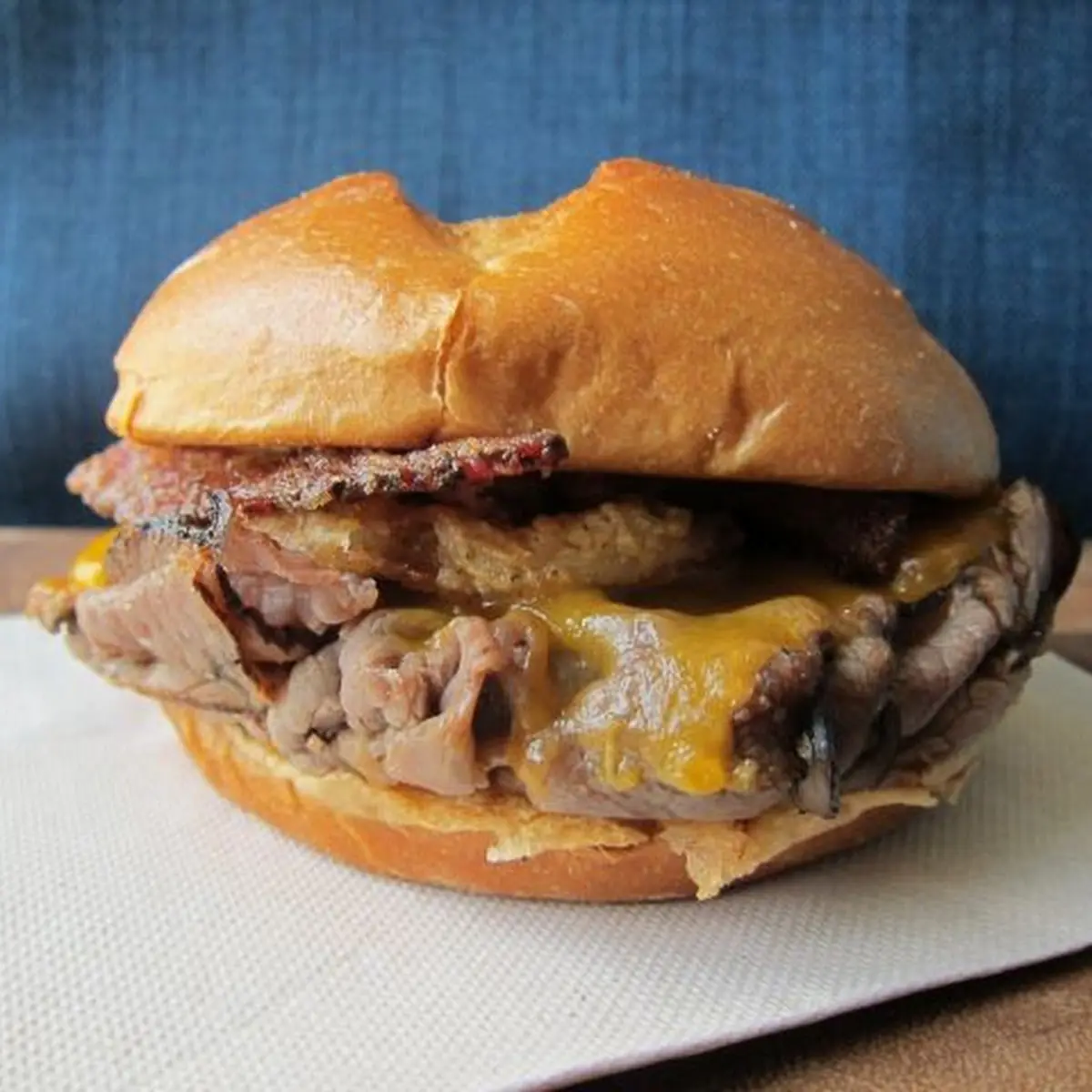 Quarter Pound Chopped Brisket Sandwich