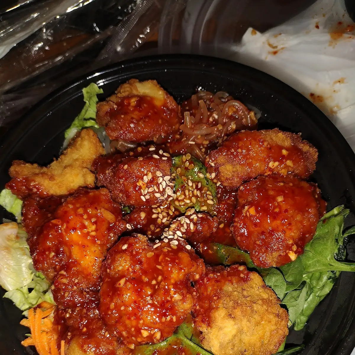 Spicy Garlic Chicken Bowl