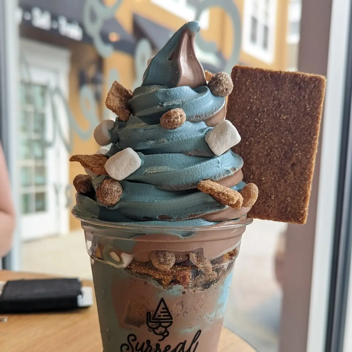 Chocolate Ice Cream with Marshmallows