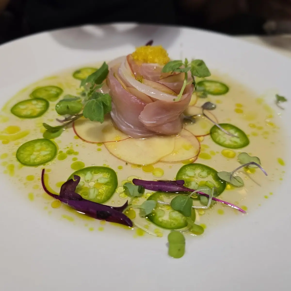 Yellowtail Sashimi Appetizer