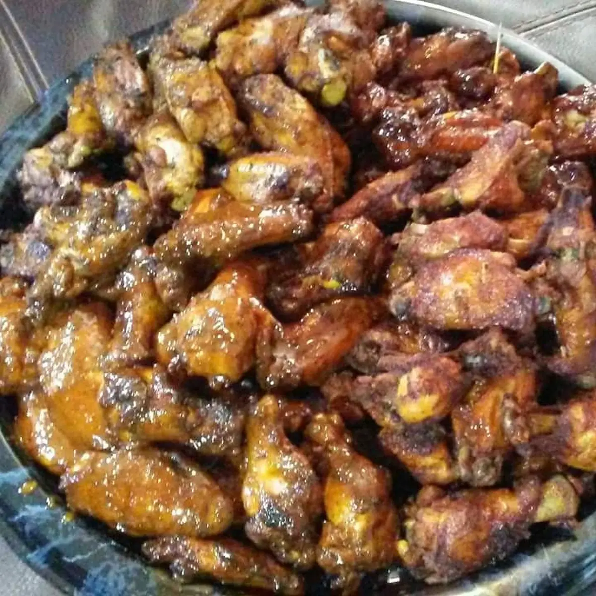 Smoked Chicken Wings Plate