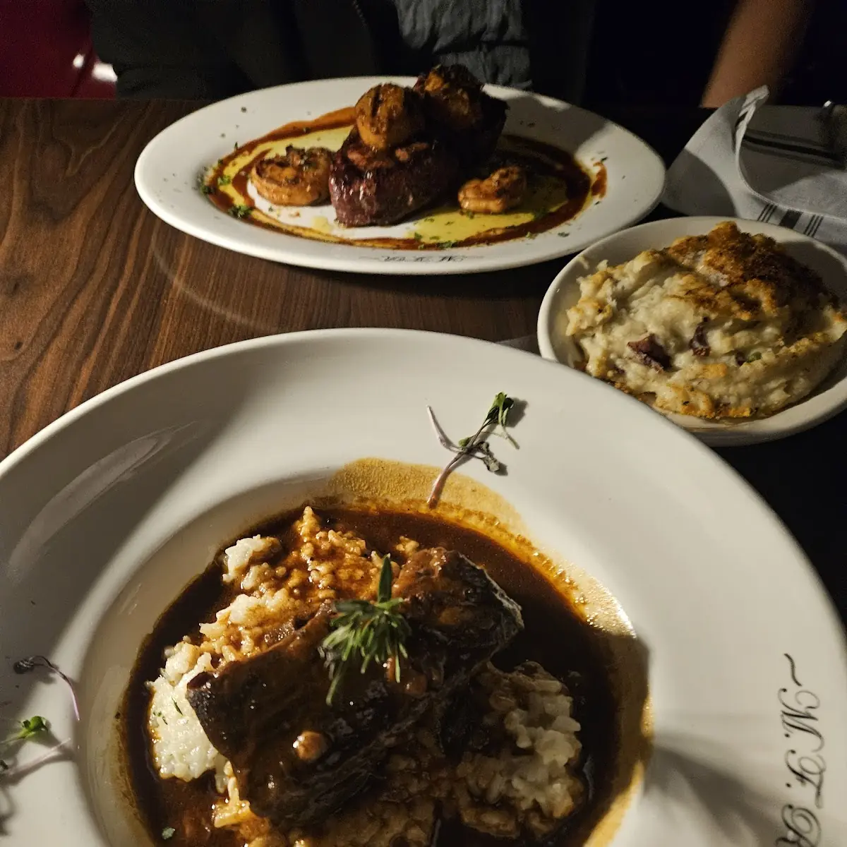 Braised Beef Short Ribs with Risotto