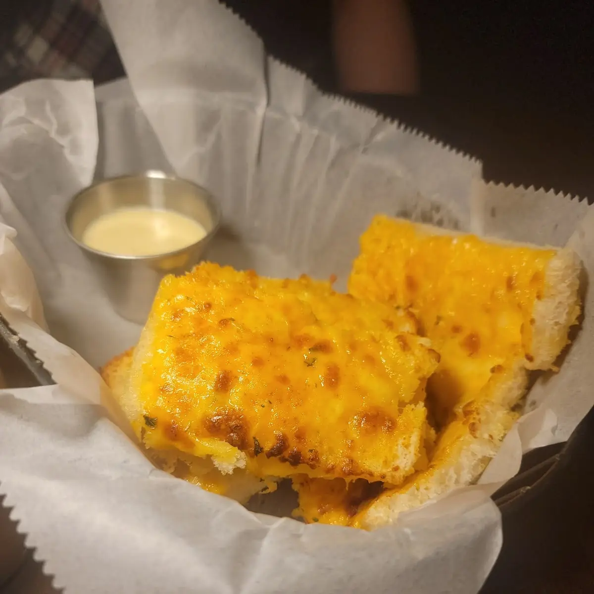 Complentary Cheesy Bread