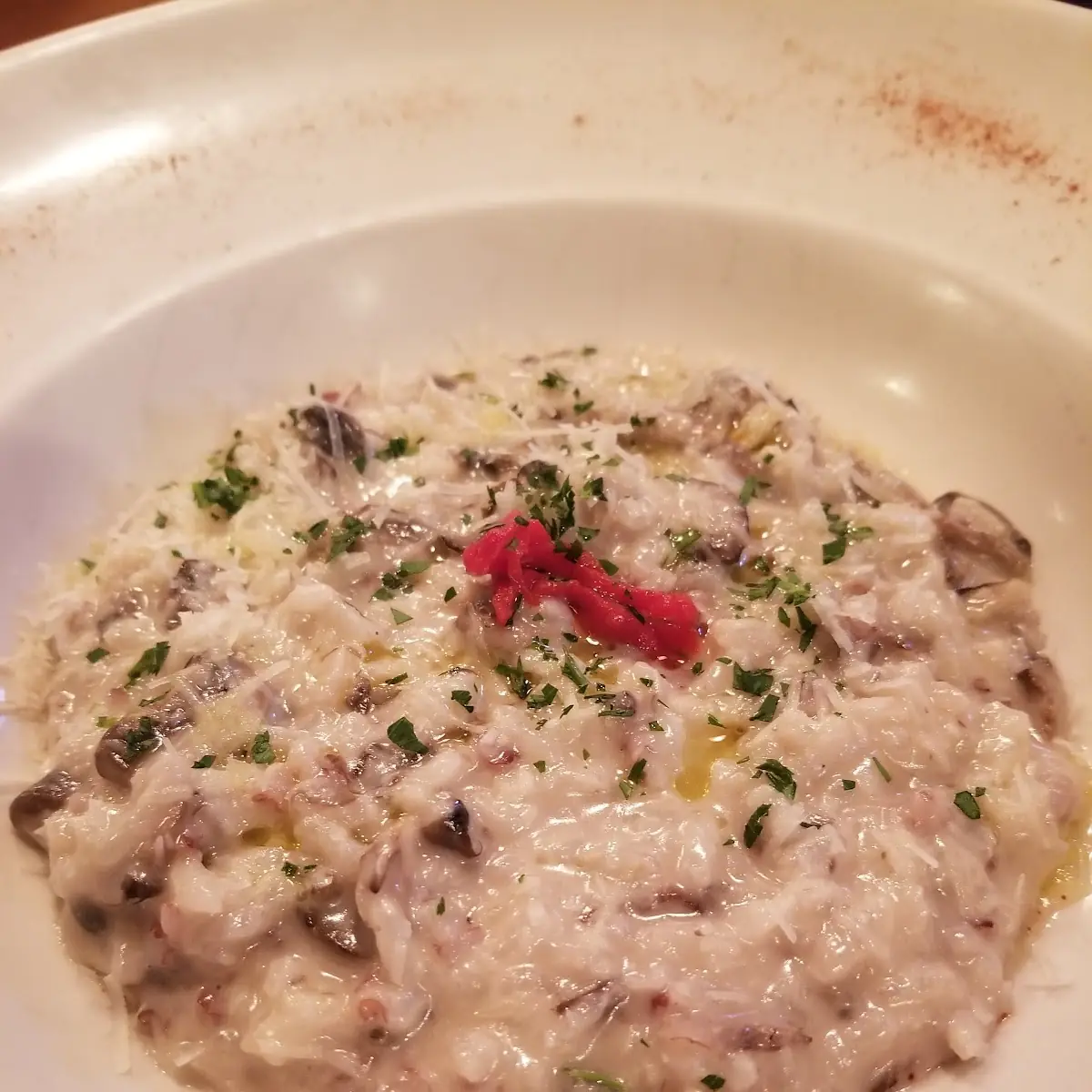 Creamy Mushroom Risotto with Herbs