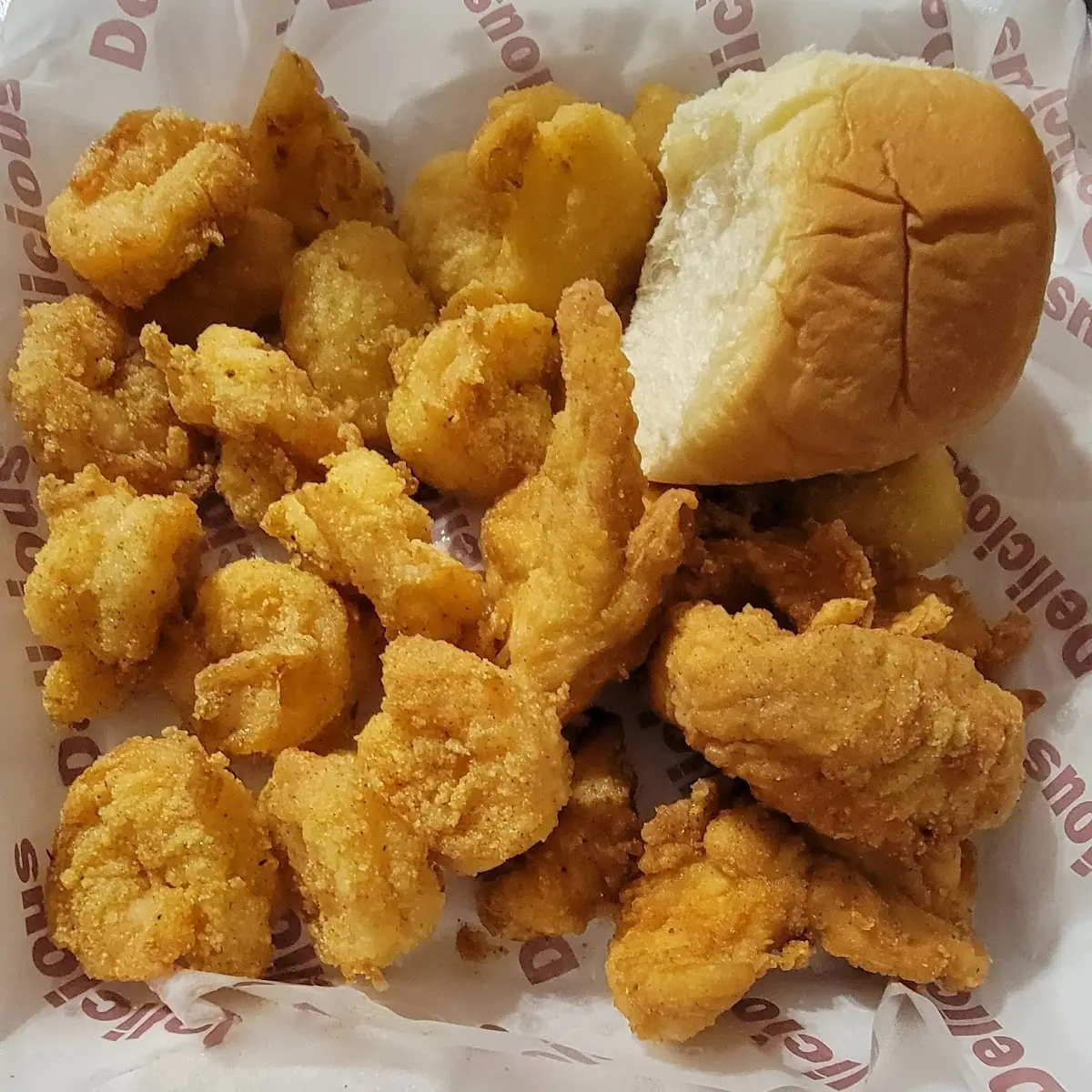 Fried Shrimp and Corn Nuggets