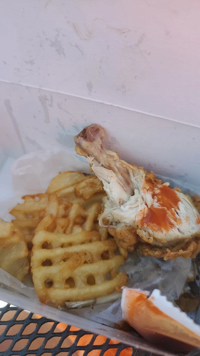 2 Piece Chicken with Waffle Fries
