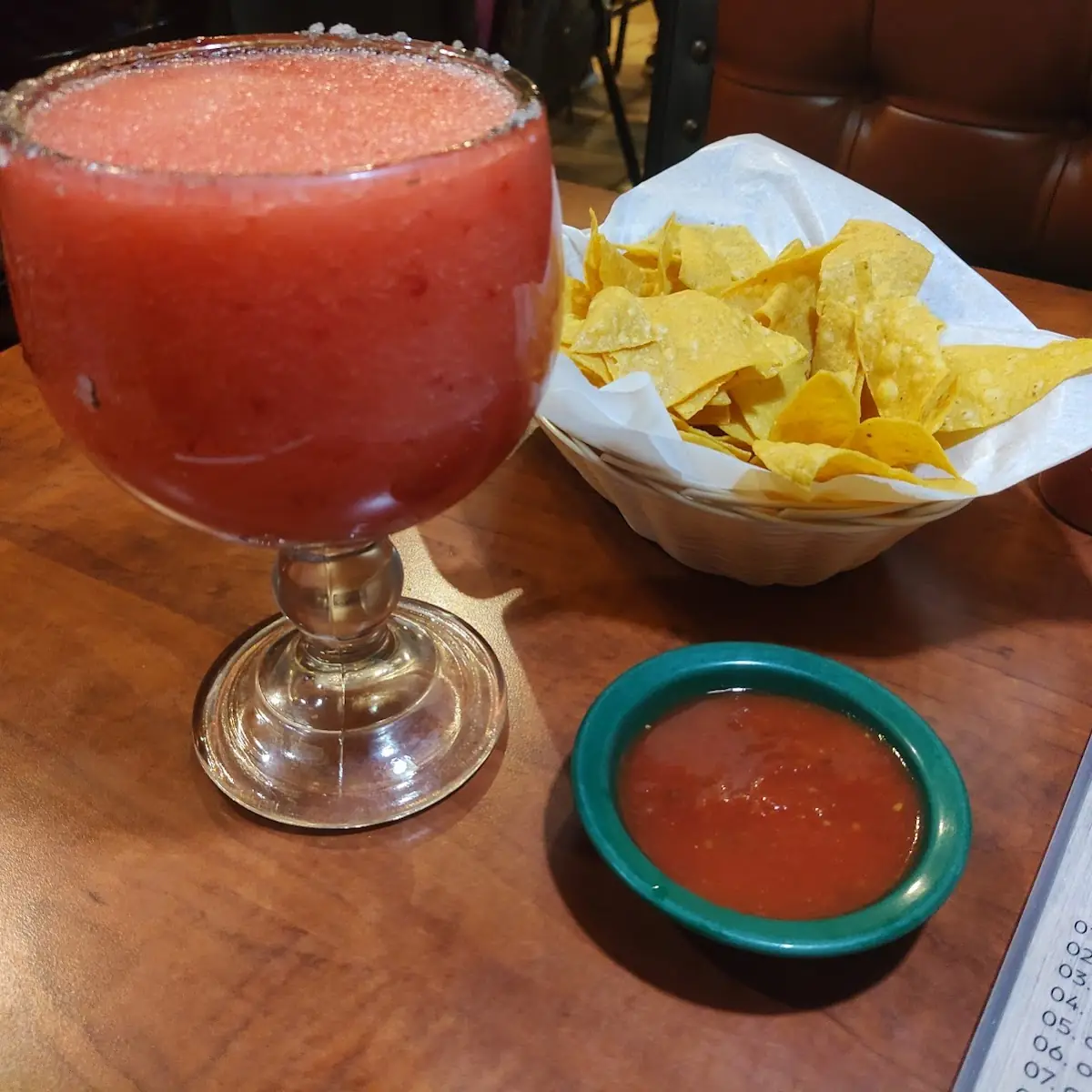 Strawberry Margarita Chips and Salsa