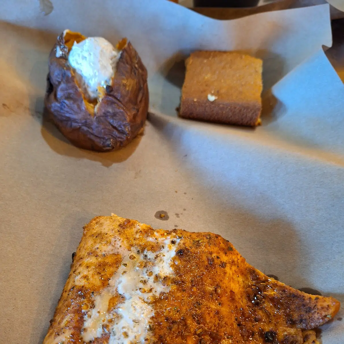 Salmon with Sweet Potato