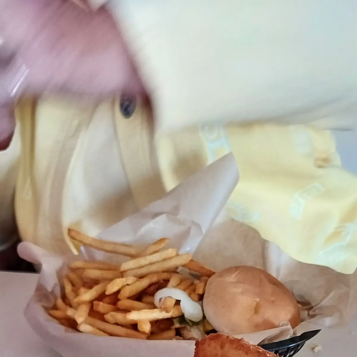 Onion Rings and Small Drink